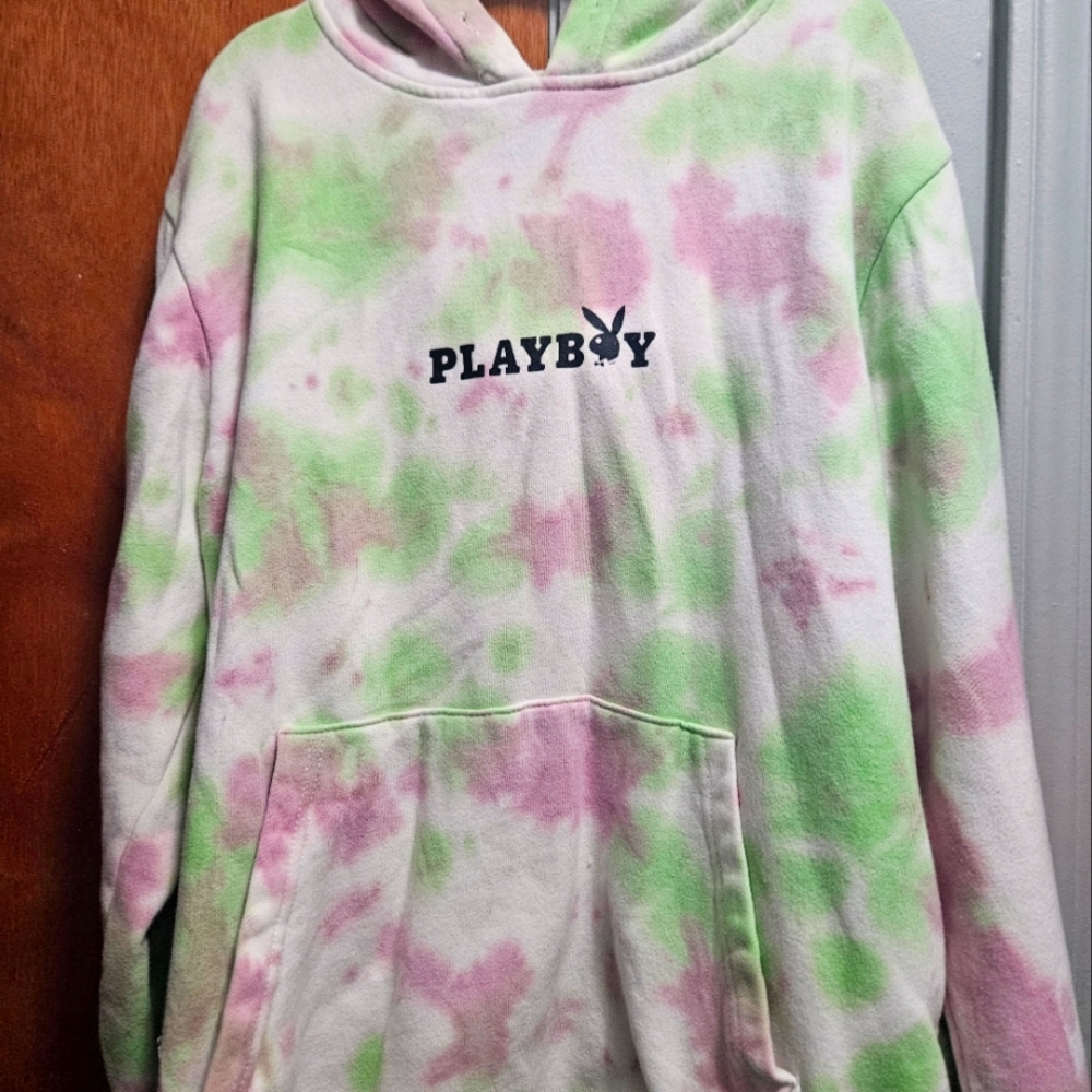 PLAYBOY Pastel Tie-Dye Hoodie
